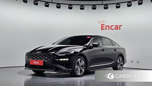 Kia K8 Hybrid 2022 Черный из Кореи