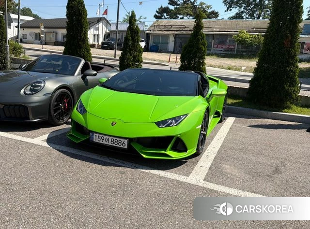 Lamborghini Huracan 2023 Светло-зеленый из Кореи