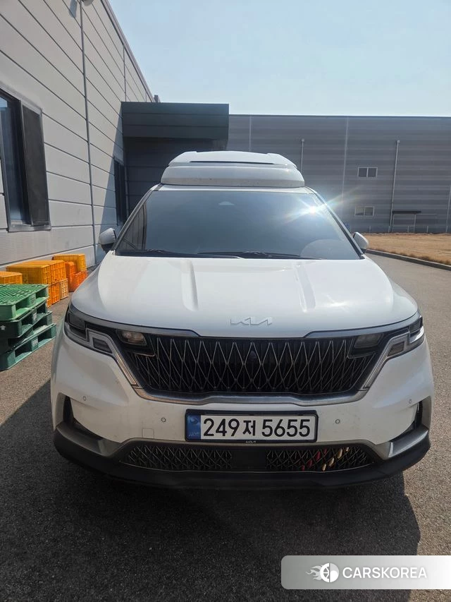 Kia Carnival 4th generation 2021 Белый из Кореи