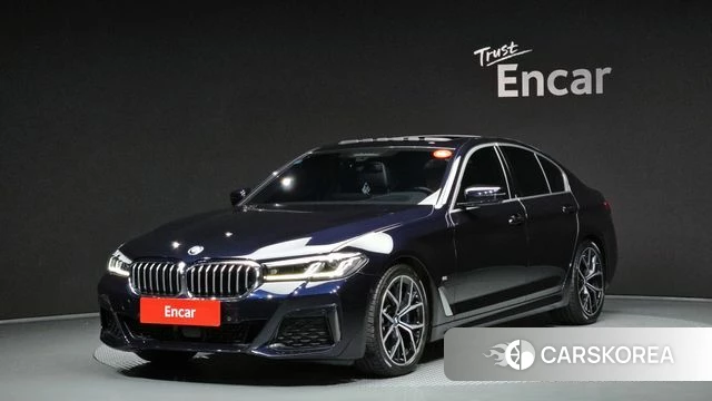 BMW 5 Series (G30) 2021 Синий из Кореи
