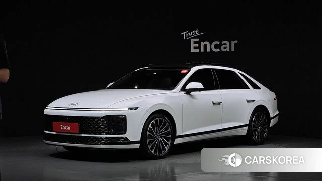 Hyundai Grandeur Hybrid (GN7) 2024 Белый из Кореи