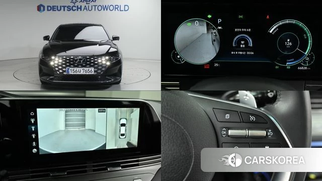 Hyundai The New Grandeur IG Hybrid 2022 Черный из Кореи
