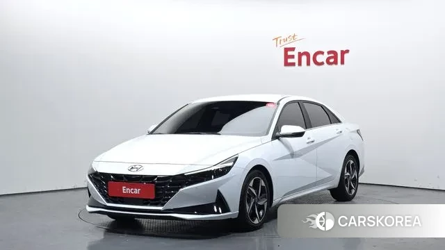 Hyundai Avante (CN7) 2020 Белый из Кореи