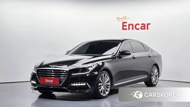 Genesis G80 2018 Черный из Кореи