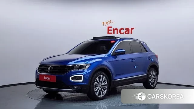 Volkswagen T-Roc 2021 Синий из Кореи
