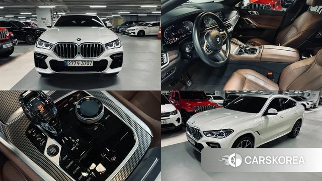 BMW X6 (G06) 2021 Белый из Кореи