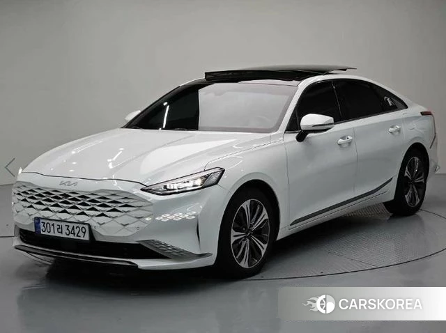 Kia K8 Hybrid 2021 Белый из Кореи