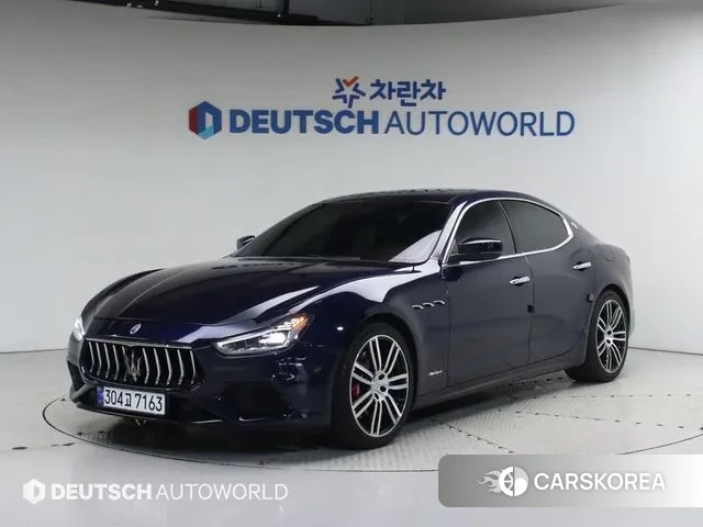 Maserati Ghibli 2018 Синий из Кореи