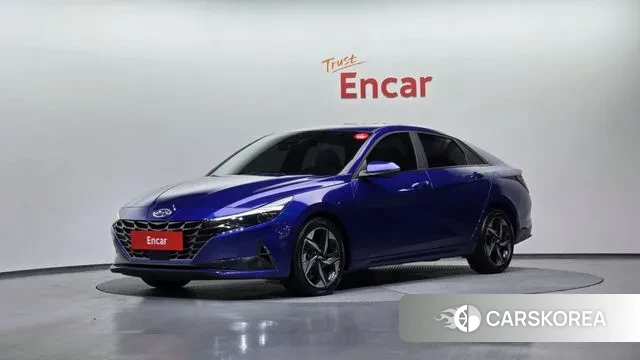 Hyundai Avante (CN7) 2020 Синий из Кореи