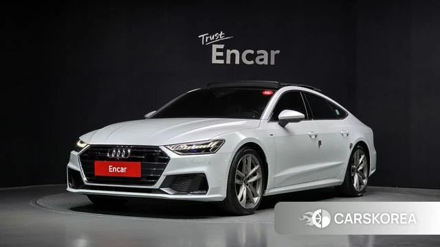 Audi A7 (4K) 2021 Белый из Кореи