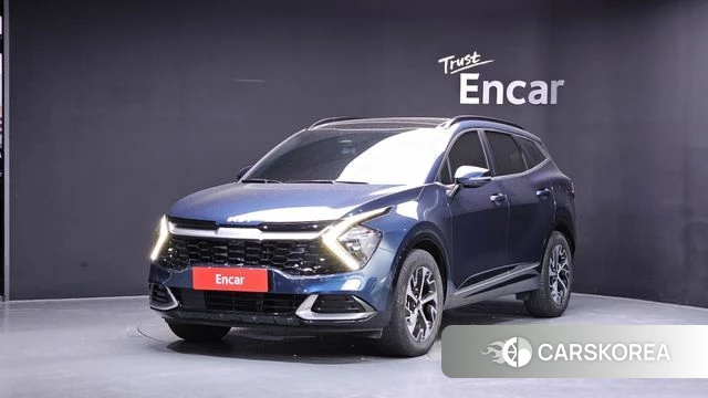 Kia Sportage 5th Generation Hybrid 2022 Синий из Кореи