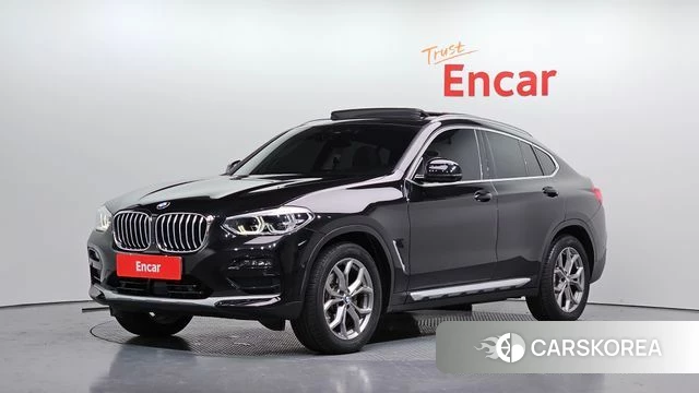 BMW X4 (G02) 2021 Черный из Кореи
