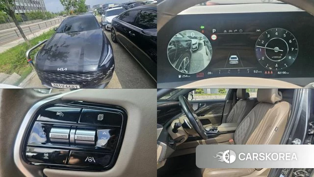 Kia K8 2021 Серый из Кореи