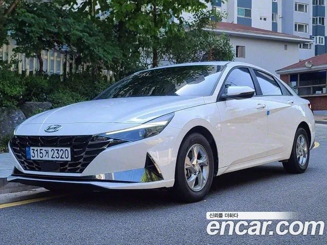 Hyundai Avante (CN7) 2022 Белый из Кореи