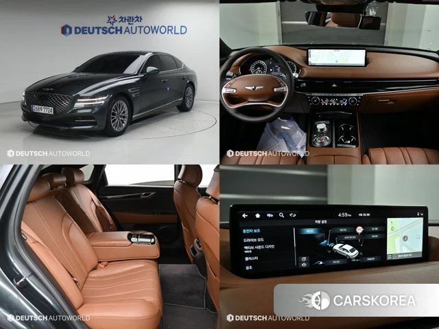 Genesis G80 (RG3) 2023 Темно-зеленый из Кореи