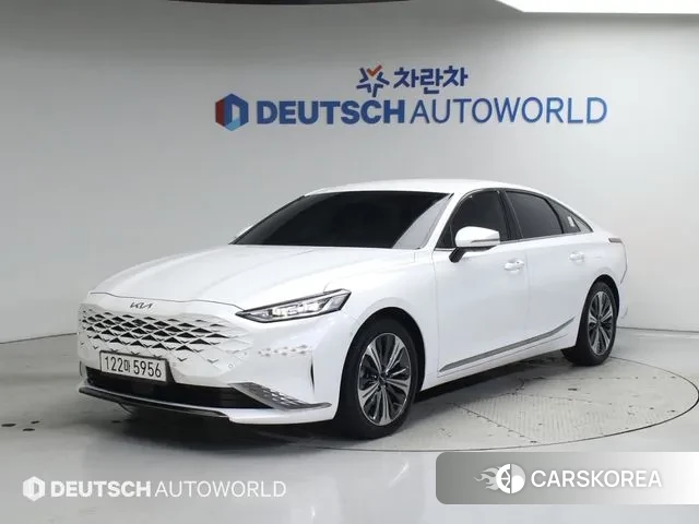 Kia K8 Hybrid 2021 Белый из Кореи