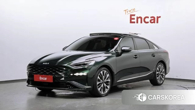 Kia K8 2021 Темно-зеленый из Кореи