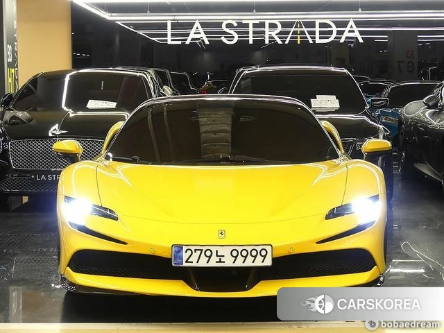 Ferrari SF90 Spider 2023 Желтый из Кореи