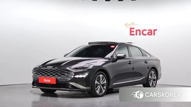 Kia K8 Hybrid 2021 Серый из Кореи