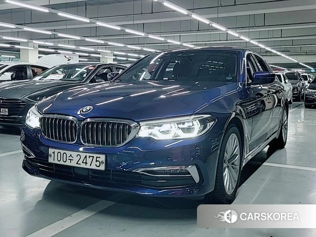 BMW 5 Series (G30) 2019 Синий из Кореи