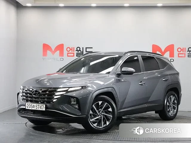 Hyundai Tucson Hybrid (NX4) 2021 Белый из Кореи