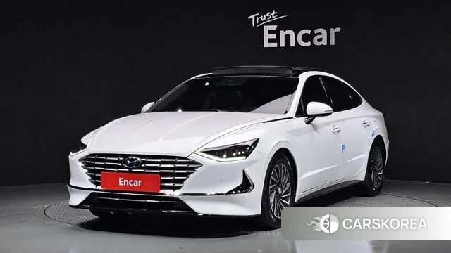 Hyundai Sonata Hybrid (DN8) 2021 Белый из Кореи