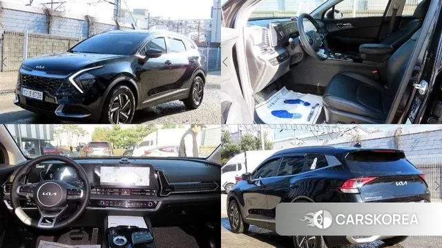 Kia The New Sportage 5th Generation Hybrid 2024 Черный из Кореи