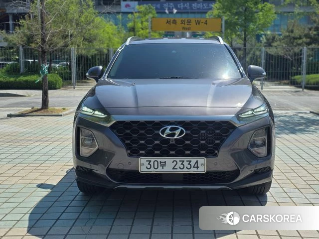 Hyundai Santa Fe TM 2018 Серый из Кореи