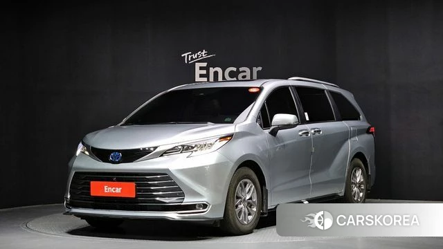 Toyota Sienna 4th Generation 2024 Серебряный из Кореи