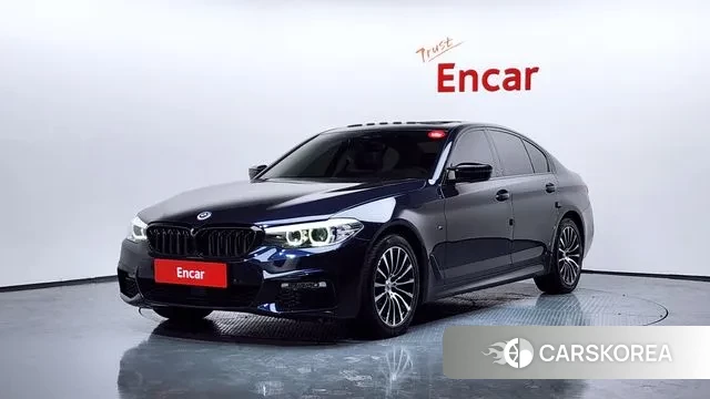 BMW 5 Series (G30) 2018 Синий из Кореи