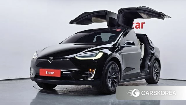 Tesla Model X 2020 Черный из Кореи