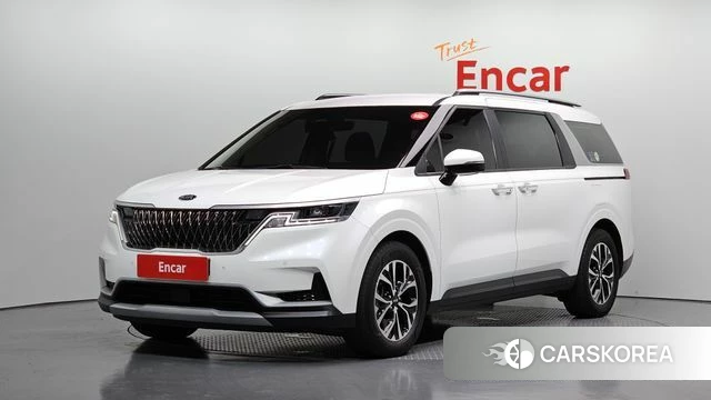 Kia Carnival 4th generation 2021 Белый из Кореи