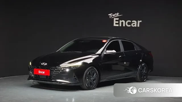 Hyundai Avante Hybrid (CN7) 2022 Черный из Кореи