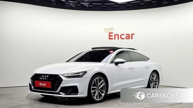 Audi A7 (4K) 2020 Белый из Кореи