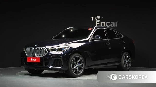 BMW X6 (G06) 2022 Черный из Кореи