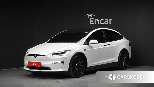 Tesla Model X 2023 Белый из Кореи