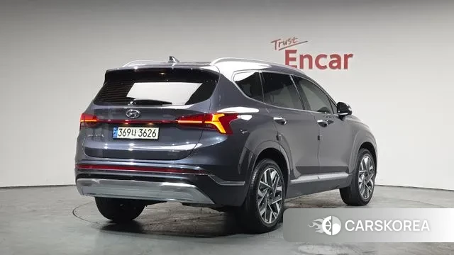 Hyundai The New Santa Fe 2021 Серый из Кореи