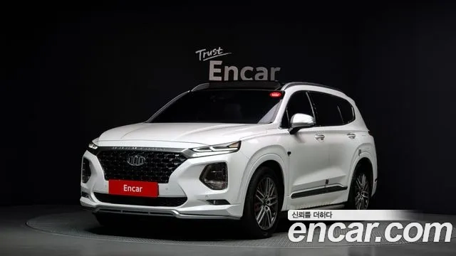 Hyundai Santa Fe TM 2019 Белый из Кореи