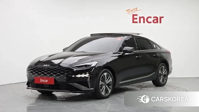 Kia K8 Hybrid 2022 Черный из Кореи