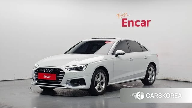 Audi A4 (B9) 2021 Белый из Кореи