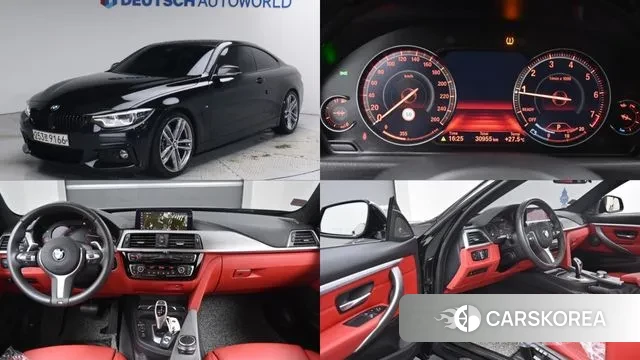 BMW 4 Series (F32) 2020 Черный из Кореи