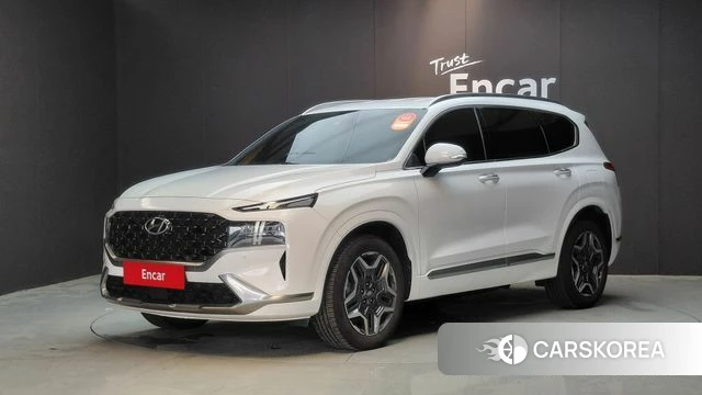 Hyundai The New Santa Fe 2023 Белый из Кореи