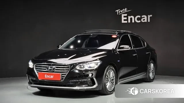 Hyundai Grandeur IG Hybrid 2018 Черный из Кореи