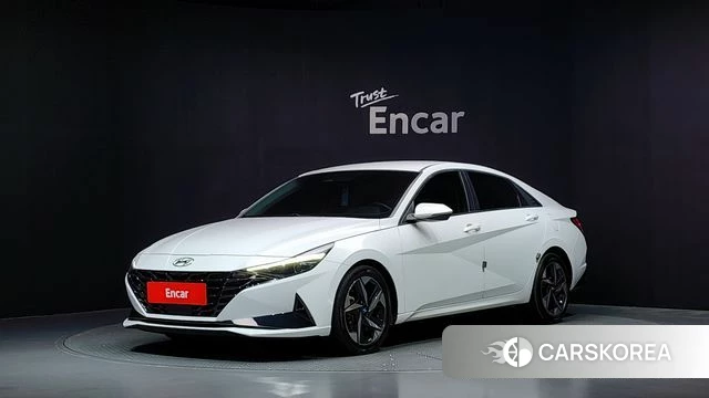 Hyundai Avante (CN7) 2020 Белый из Кореи