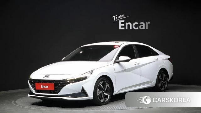 Hyundai Avante (CN7) 2020 Белый из Кореи