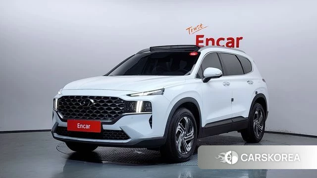 Hyundai The New Santa Fe 2021 Белый из Кореи