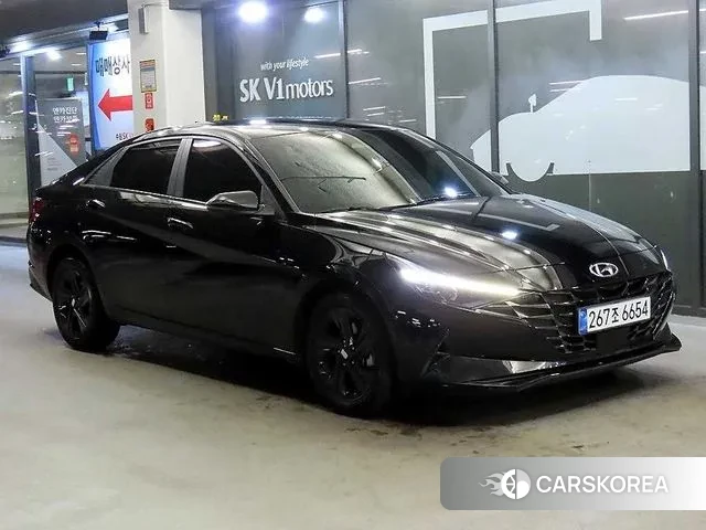Hyundai Avante (CN7) 2023 Черный из Кореи