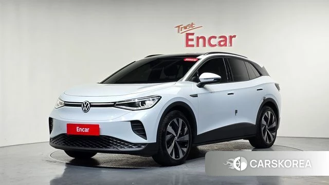 Volkswagen ID.4 2023 Белый из Кореи