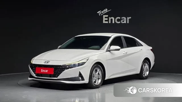Hyundai Avante (CN7) 2022 Белый из Кореи