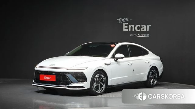 Hyundai Sonata D Edge Hybrid (DN8) 2024 Белый из Кореи